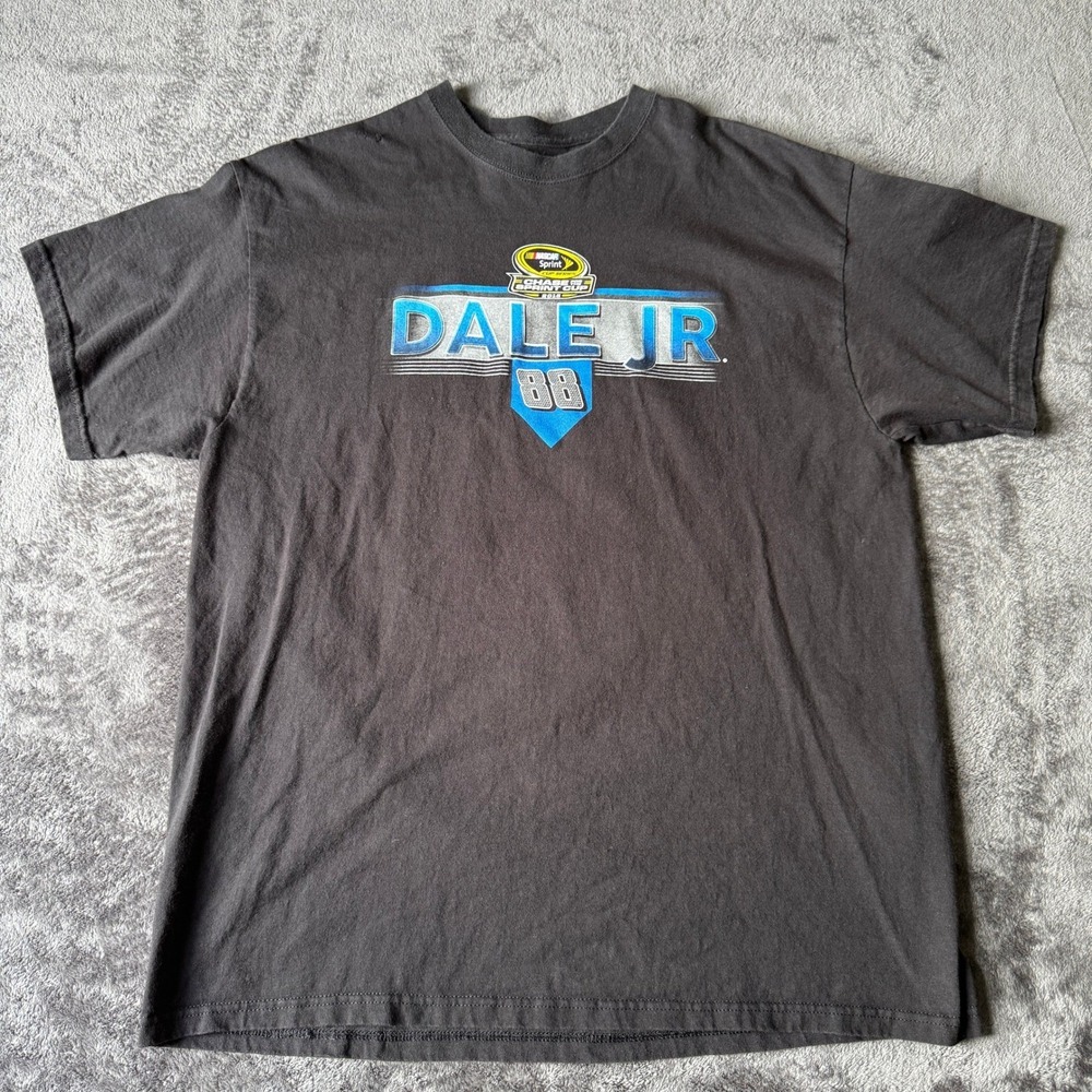 NASCAR Dale Earnhardt Jr 88 T-Shirt Mensโ XL Black 2015 Chase For The Sprint Cup